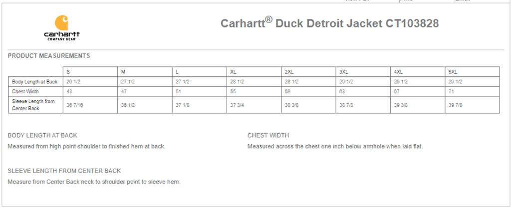 Carhartt Duck Detroit Jacket PRISM Marketing