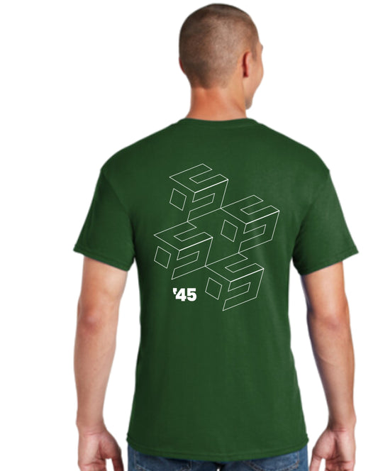 Sack Short Sleeve T-Shirt-Dark Green